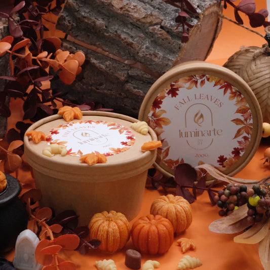 Ceara parfumata din soia, Handmade, Wax Melts | Fall Leaves, Ediție de Toamnă