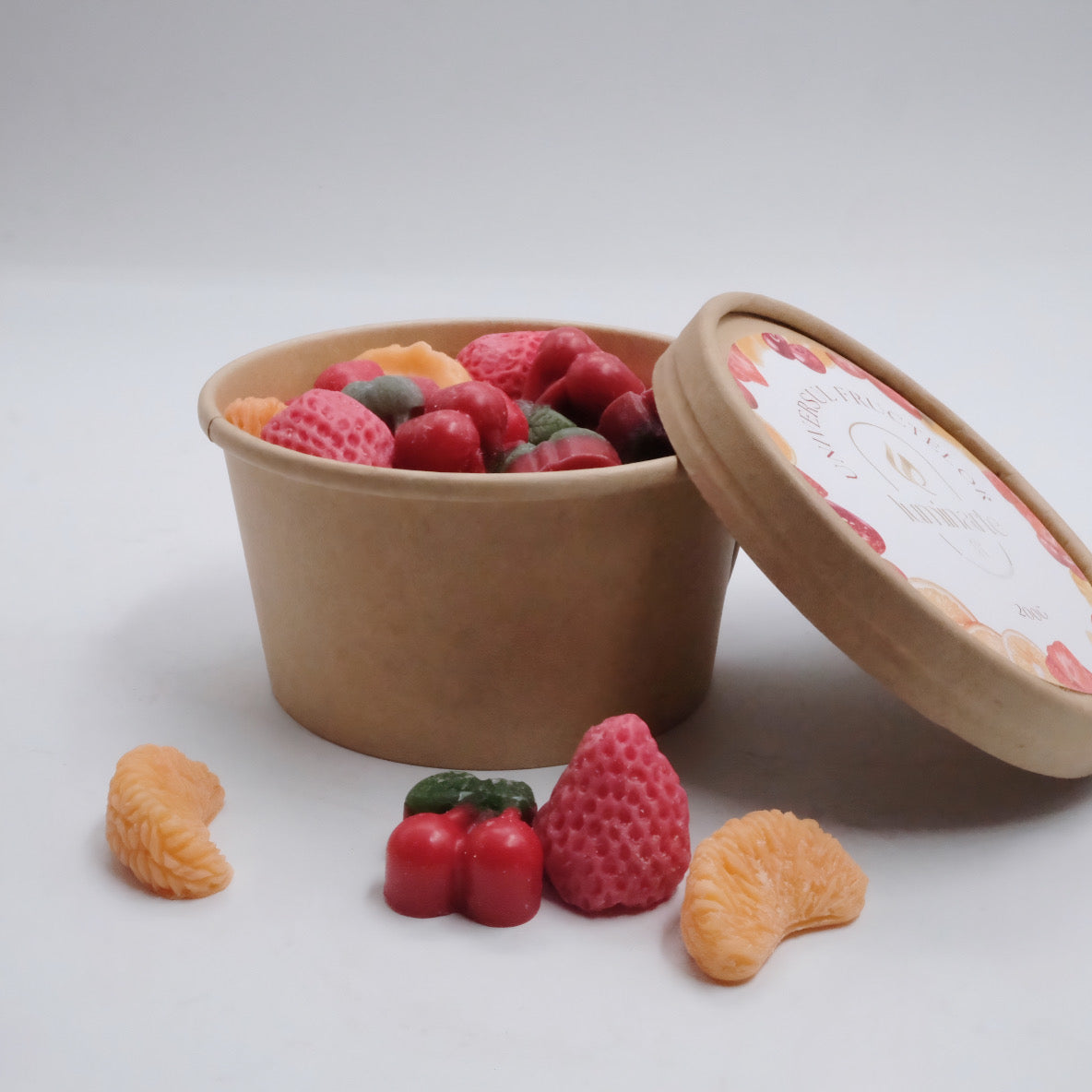 Ceara parfumata din soia, Handmade, Universul Fructelor | Wax Melts