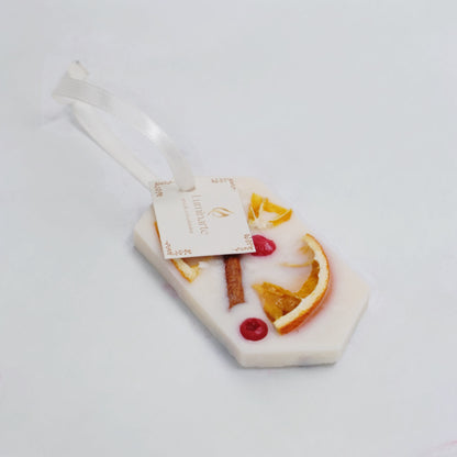 Tableta de ceară parfumată, turnată manual din ceară de soia – Odorizant de cameră „Christmas Spice” | Aromă de condimente tradiționale de Crăciun | Ediție de Iarnă
