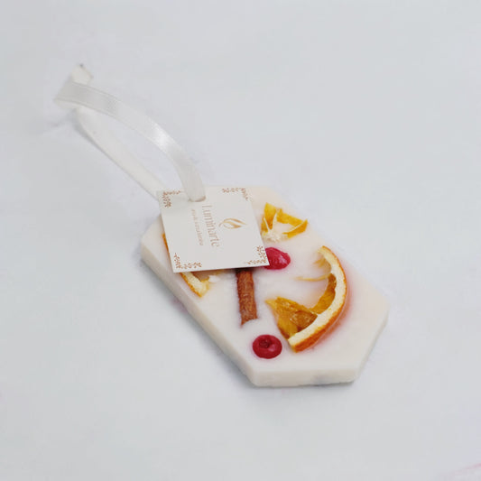 Tableta de ceară parfumată, turnată manual din ceară de soia – Odorizant de cameră „Christmas Spice” | Aromă de condimente tradiționale de Crăciun | Ediție de Iarnă