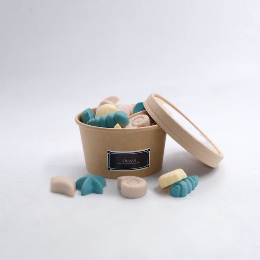 Ceară parfumată din soia, handmade, Wax Melts | Margarita Island – Ediția de Vară, cu aromă proaspătă de ocean, inspirată de frumusețea exotică a insulelor caraibiene și de momentele relaxante petrecute la malul mării