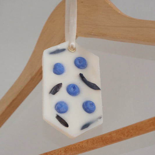 Tableta de ceară parfumată, turnată manual din ceară de soia – Odorizant de cameră „Blueberry Muffin”
