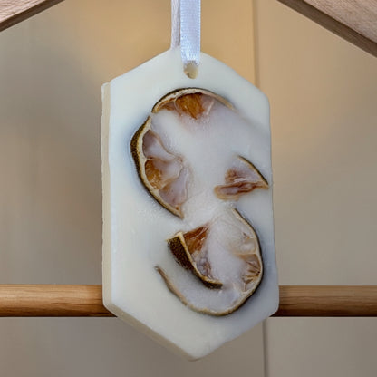 Tableta de ceară parfumată, turnată manual din ceară de soia – Odorizant de cameră „Lime” | Aromă de lime și lămâie | Ediție de Vară
