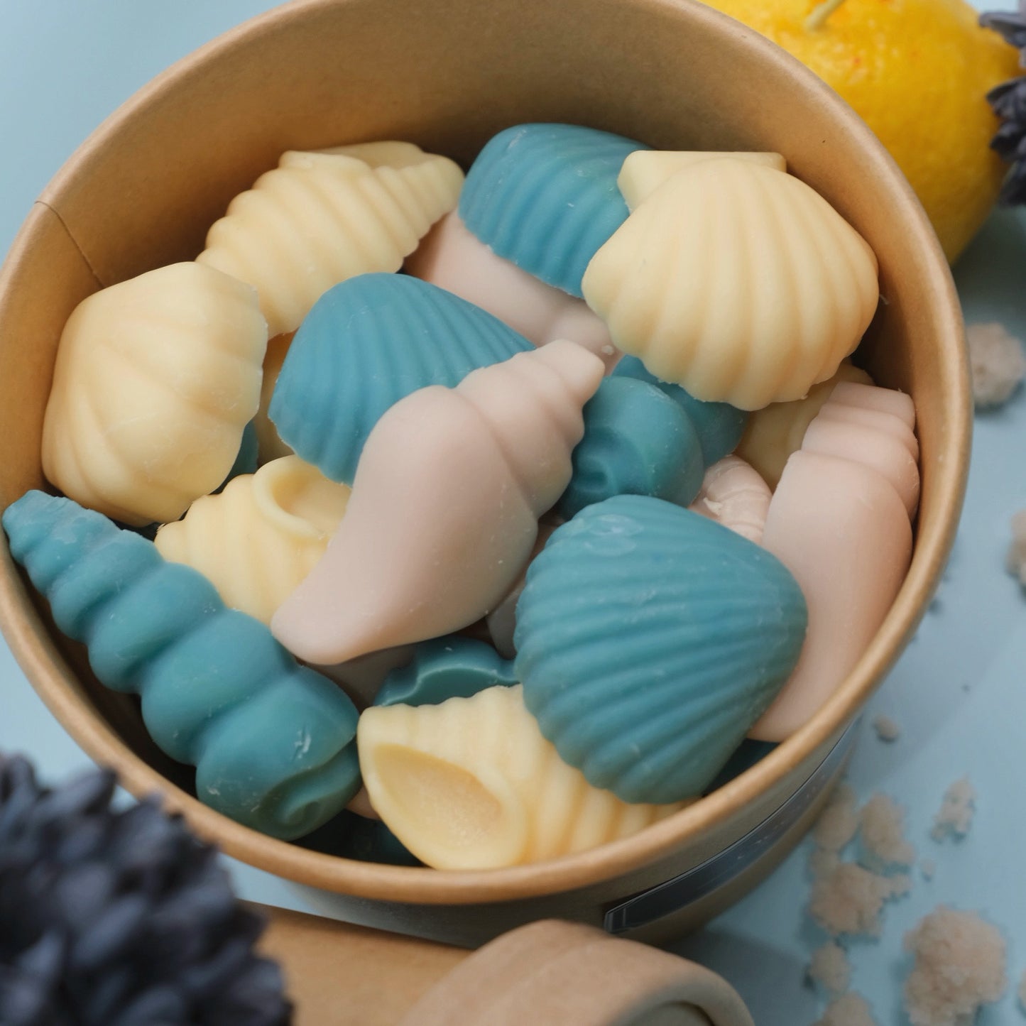 Ceară parfumată din soia, handmade, Wax Melts | Margarita Island – Ediția de Vară, cu aromă proaspătă de ocean, inspirată de frumusețea exotică a insulelor caraibiene și de momentele relaxante petrecute la malul mării