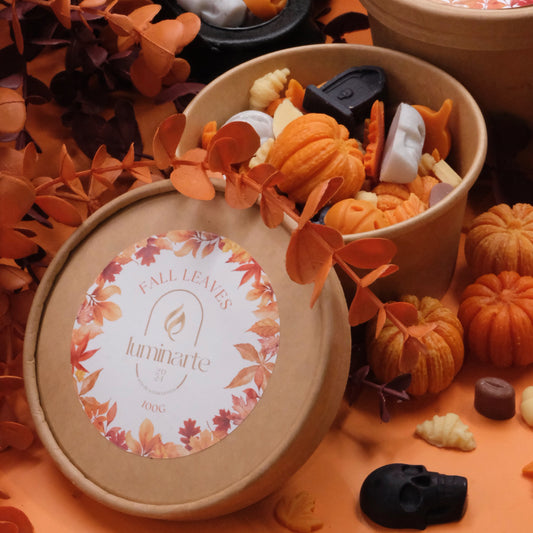 Ceara parfumata din soia, Handmade, Wax Melts | Fall Leaves, Ediție de Toamnă