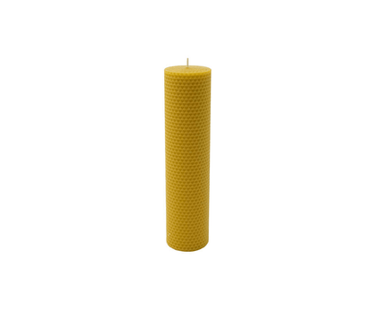 Lumânare tip fagure | Ceară naturală de albine, turnată manual