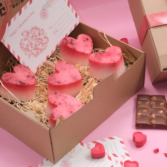 Ceara parfumata din soia, Handmade, Lover's little box | Wax Melts, Ediția de Ziua Îndrăgostiților