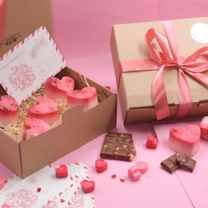 Ceara parfumata din soia, Handmade, Lover's little box | Wax Melts, Ediția de Ziua Îndrăgostiților